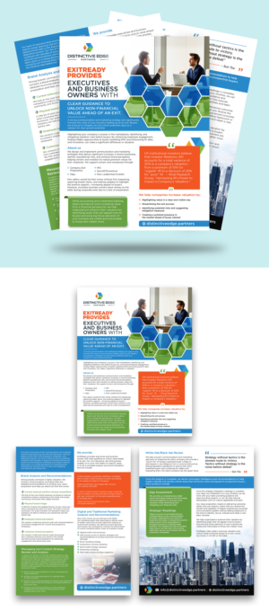 Corporate flyer highlighting service offering for PR agency | Flyer Design by debdesign