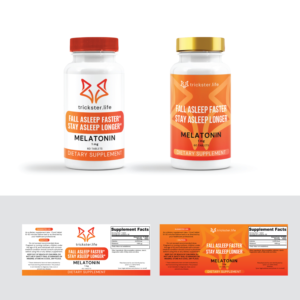 Product labels for new supplements business targeting high performing creative people | Etikett-Design von Sergio Coelho