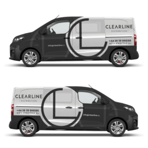 CLEARLINE DISTRIBUTION VAN SIGNAGE | Car Wrap Design by Yoga Tri