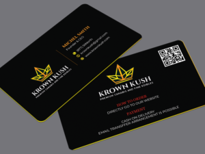 Premium Cannabis Dispensary - buisness card | Business Card Design by CreativeZone1