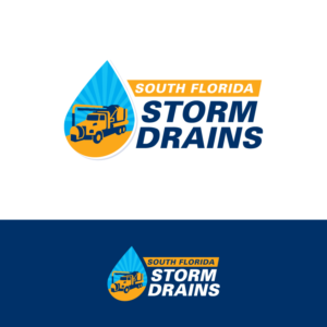 SFL storm drains or South Florida Storm Drains | Logo Design by Sujit Banerjee