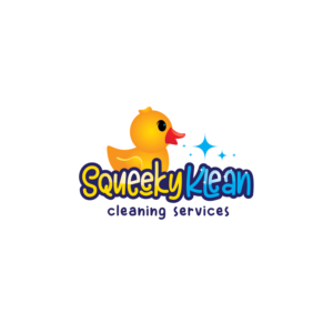 Squeeky Klean (possibly a tag line) cleaning services | Logo Design by geni