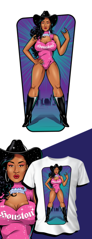 Megan Thee Stallion Inspired Merchandise | Character Design by ally designs