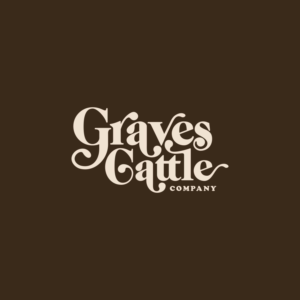 “Graves Cattle Co.” (or alternatively “Graves Cattle Company”) | Logo Design by Ashani Bhattacharya