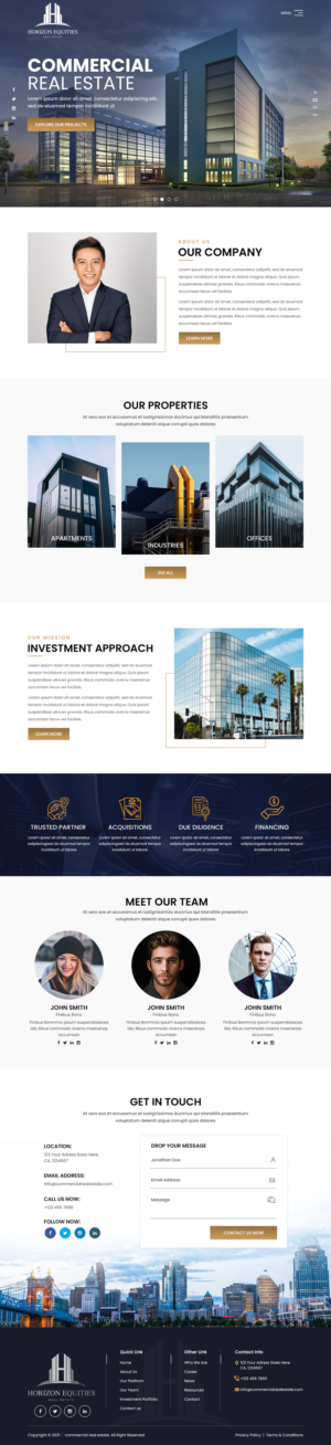 Website design and Setup for Real Estate Firm and Going Live | Web-Design von Titan Eagle