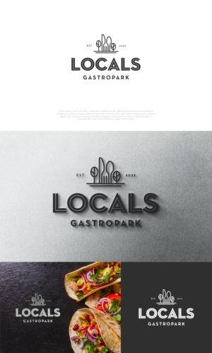 Locals Gastropark  | Logo Design by airborne