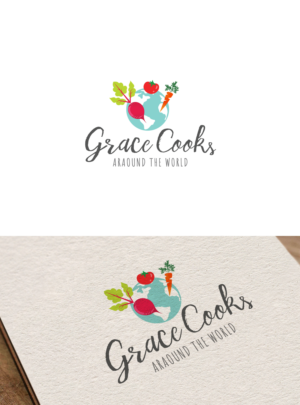 Grace Cooks Around The World | Logo-Design von Nalanr cvn