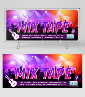 Mix Tape Promotional Banner | Banner Ad Design by SAI DESIGNS