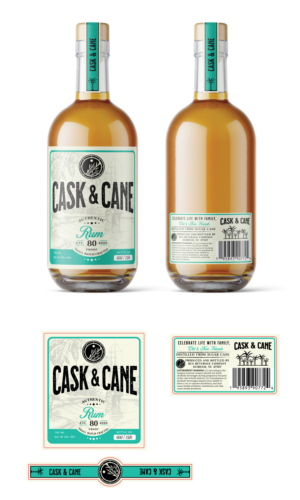 Quick Spirits Bottle Label Modifications | Label Design by Sergio Coelho