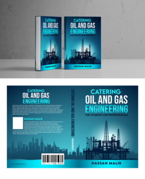 An Engineering book catering oil and gas engineering students and professionals | Book Cover Design by ZeneFashions