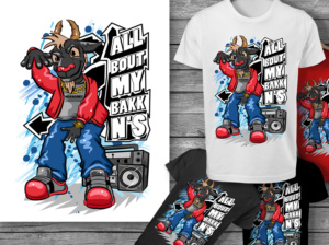 Cool goat | T-Shirt-Design von ElenaHong