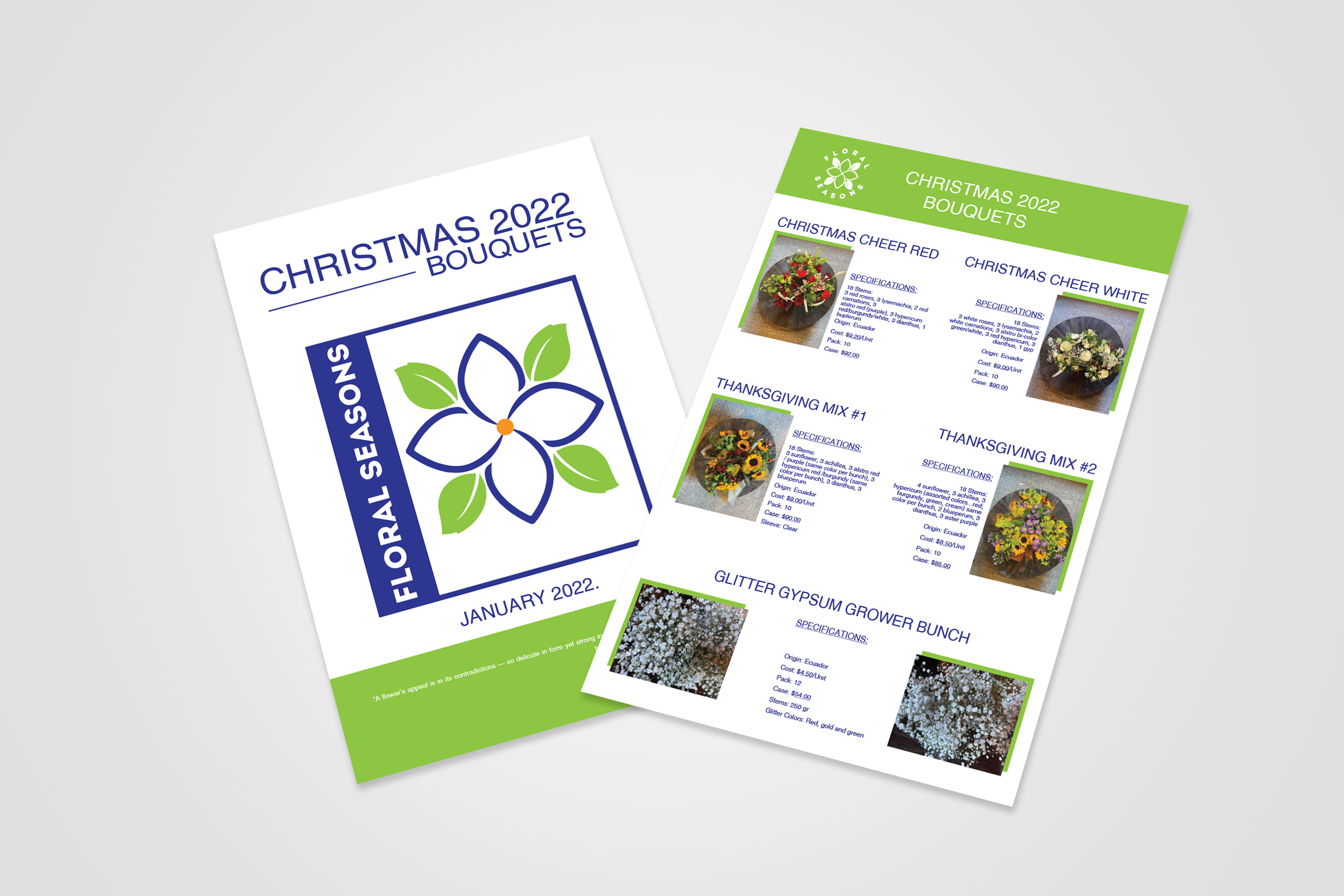 Brochure Design by DesignDUO for Floral Seasons Corp | Design #27915975