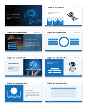 New Template, new corporate image Infoportal 2022 | PowerPoint-Design von Pixelon Studio