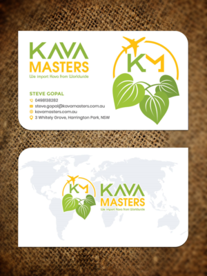 KAVA MASTERS | Business Card Design by Sandaruwan