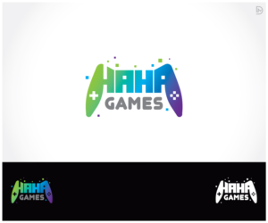 HahaGames | Logo Design by D_Mantra