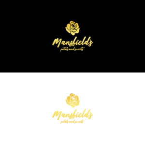 Logo Design by Tangantengen for Mansfields Petals And Sweets | Design #27943031