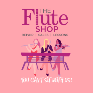 Custom graphics for The Flute Shop | Graphic Design by Omelas