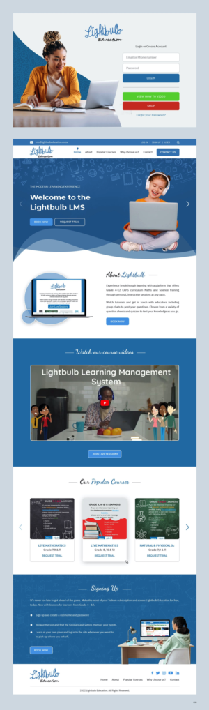 Landing Page-Design von pb für Vargatex | Design: #27956787