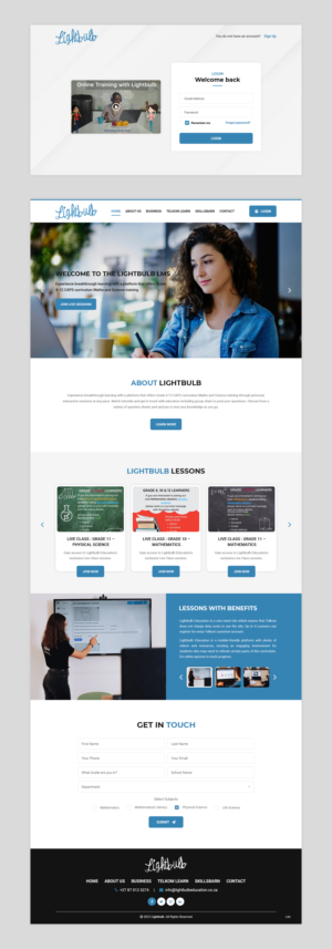 Landing Page-Design von pb für Vargatex | Design: #27971459