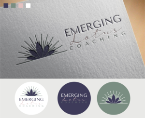 Logo Design by vta for Emerging Lotus Coaching, LLC | Design #27967920