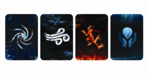 5 ELEMENTAL CARDS | Graphic Design by SAI DESIGNS