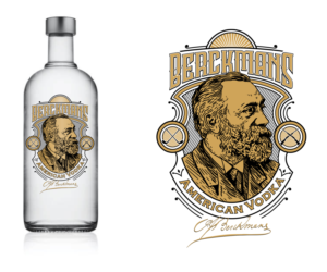 Berckmans American Vodka | Logo Design by alpino