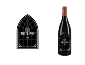 Wine Label named: Two Chapels | Label Design by MOH Studio