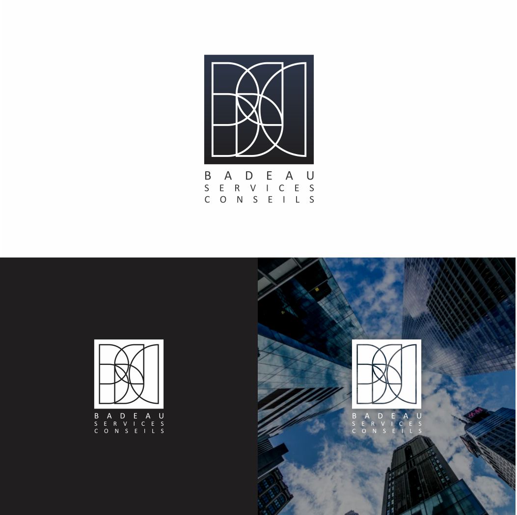 Logo Design by franco.harvey.david.20 for Badeau Service Conseil | Design #28025292