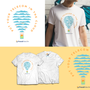 Cool T Shirt Design for VoIP Company | T-shirt Design by Lhey DC