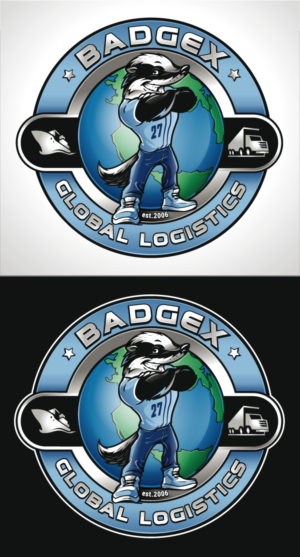 Badgex Global Logistics | Logo Design by Suprakash 3