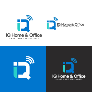 IQ Home & Office, Smart Home Specialists | Logo Design by Duvaune™