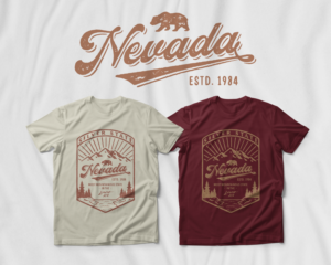 Nevada apparel company needs Nevada themed shirt design | T-shirt Design by seni.sibras