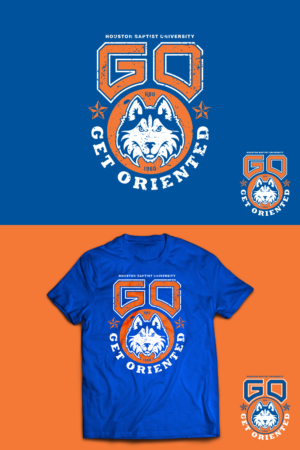 Houston Baptist University GO Orientation | T-shirt Design by mithunpopey