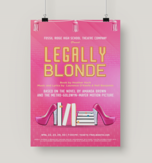 Legally Blonde the Musical Poster | Poster Design by debdesign