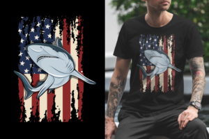 Patriotic Fishing Artwork for Fishing Community | T-Shirt-Design von Creative Chamber