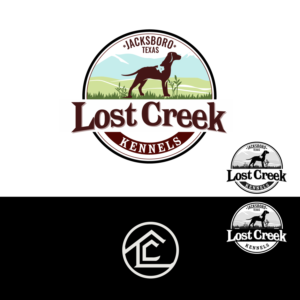 Lost Creek Kennels; Jacksboro, Texas | Logo-Design von vigie