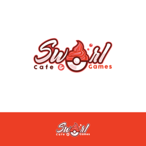 Swirl - Cafe & Games | Logo Design by Sujit Banerjee