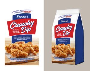 Crunchy Dip All-Purpose Breading Bag Design | Packaging Design by javoramirez