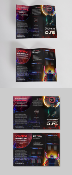 DJ business brochure | Brochure Design by ZeneFashions