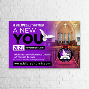 Bible-Based Fellowship Church TT- Theme for 2022 | Poster-Design von debdesign