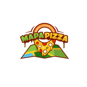 Mapa Pizza | Logo-Design von Dream Logo Design