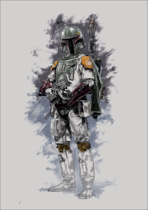 Boba Fett Illustration for a baseball card | Illustration-Design von Jamal 12