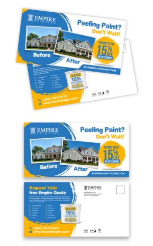 Spring Exterior Painting Advertisement | Flyer Design by debdesign