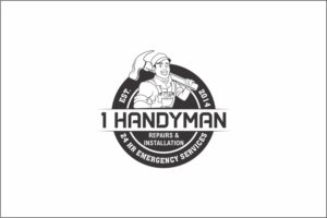 Logo Design by Robert Macwan for 1 Handyman | Design #28238951