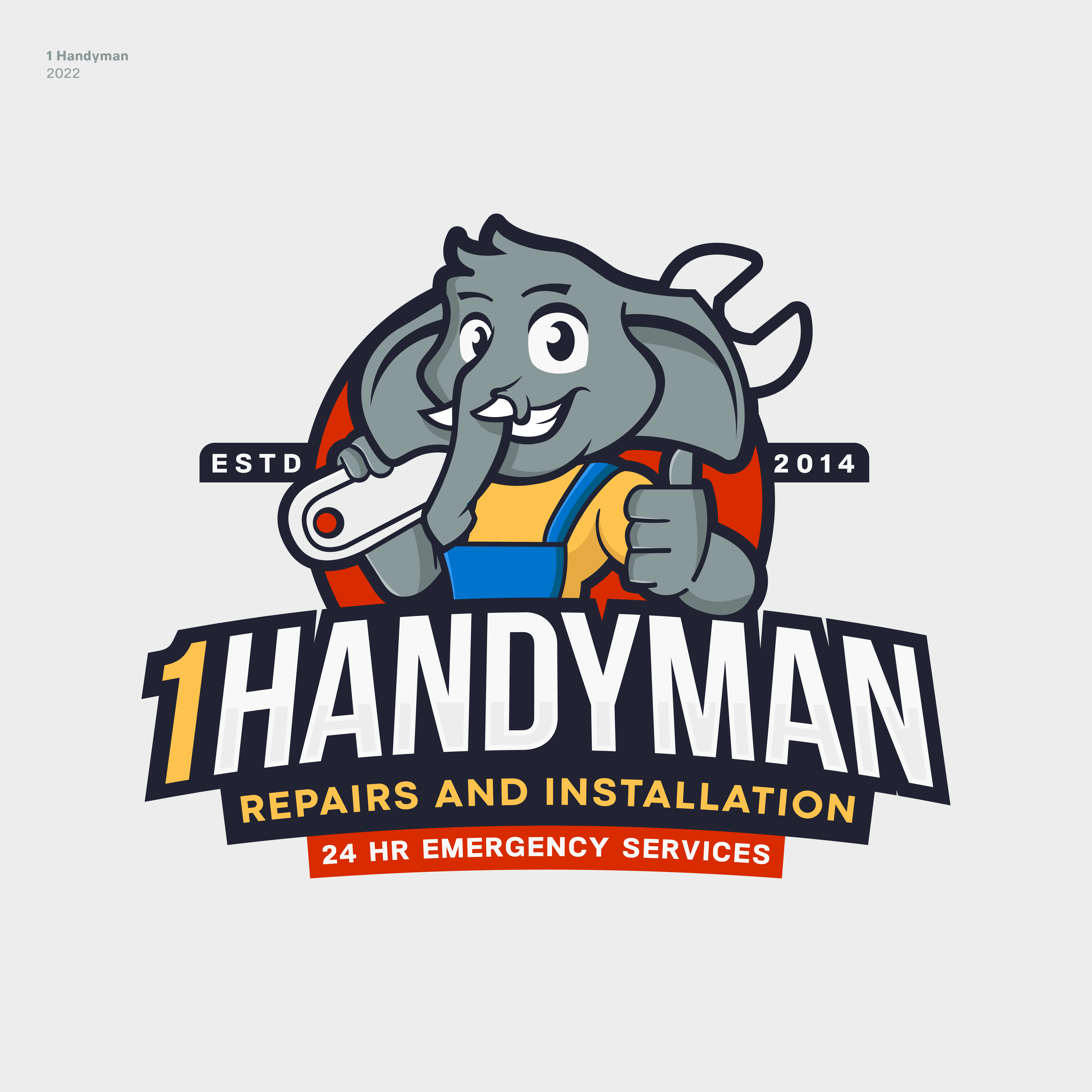 Logo Design by JBalloon Design for 1 Handyman | Design #28213554