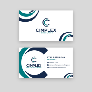 Consulting Company Business Card | Business Card Design by debdesign