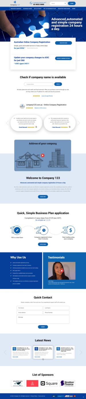 Web Design by pb for this project | Design #28237257