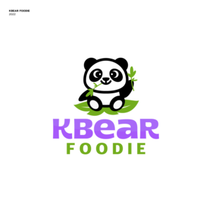 KBEAR FOODIE or K BEAR FOODIE (depends on design whether or not there is a space between “K” and “Bear”. | Logo Design by JBalloon Design