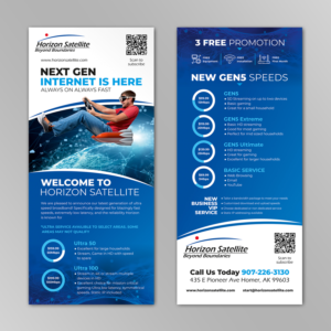 Flyer redesign to include new internet speed packages | Flyer Design by KreativeMadz