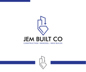 JEM BUILT CO | Construction | Remodel | New Builds | Logo Design by ecorokerz